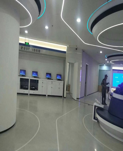 云南无机磨石地坪—税务局案例图片