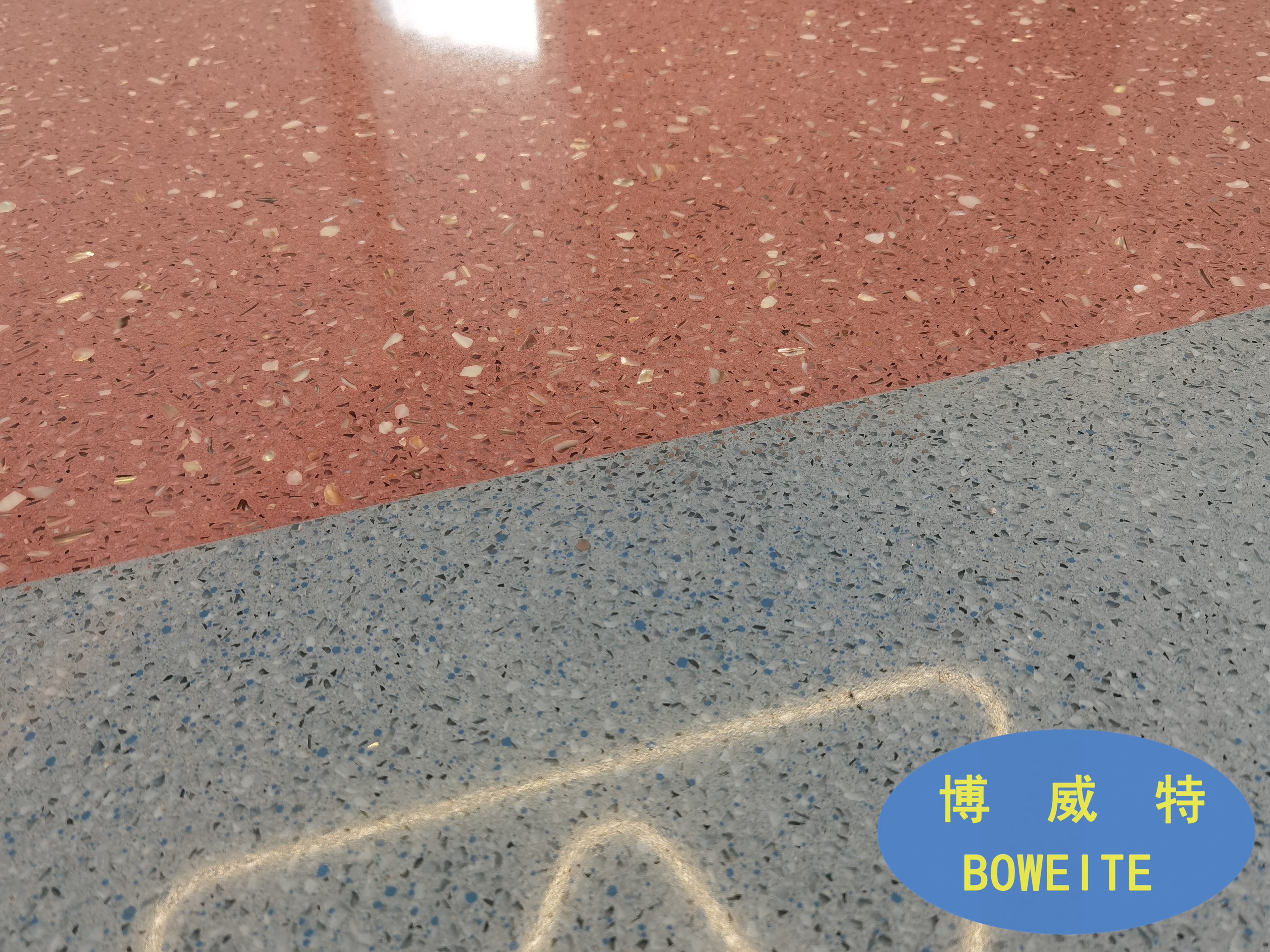 无机磨石,无机水磨石,白色无机水磨石